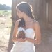 Ruffle Tea Length Wedding Dress