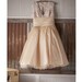 Tea Length Wedding Dress - Lace Bodice with Covered Buttons