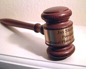 Personalized Engraved Wood Gavel Gift Keepsake