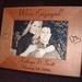 Personalized Engraved 4x6 Engagement Frame Keepsake Gift We're Engaged