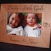 Personalized Engraved Daddy's Little Girls 4x6 Wood Frame Dad Fathers Day Gift Keepsake