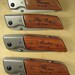 Personalized Engraved Pocket Knife Mini LED Flashlight Wood Groomsman Ring Bearer Best Man Gift Hunting Hiking Keepsake