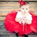 Christmas Tutu Set Polka Dot Christmas Cutie Include tutu, shirt and bow Perfect for all Christmas gatheringsFrom KirrasBoutique