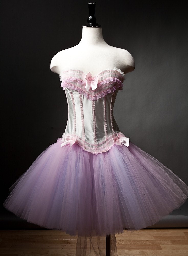 Size Large burlesque corset prom dress Ready to Ship