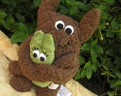 BIG BROTHER Cookie Nummie Plush Monster with Baby