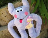MISS MISCHIEF Cookie Nummie Monster in Purple with Super Long Arms