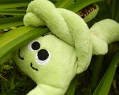 Sage Green TRUBBLE MAKER Cookie Nummie Plush Monster With Super Long Arms