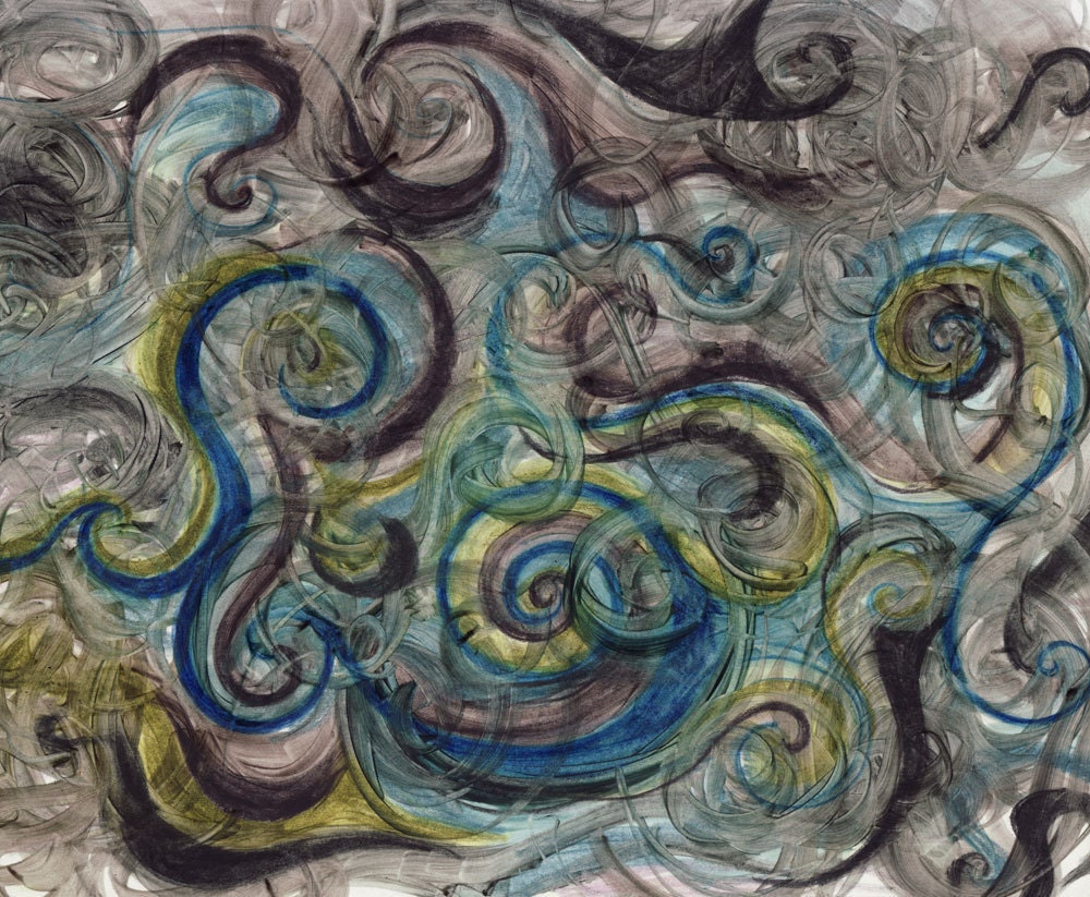 Storm Abstract Expressionism Print