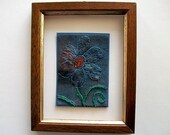 Fabric Art ACEO Mixed Media Original