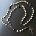 Wooden Rosary: . Holy Rosary Handmade with Wood and Bone - Sacred Vow. Handmade Rosaries by Gilliauna