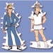 Man's Personalized Magnetic Dress-me-up Paper Doll - 1970's style