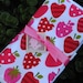 Sweet Strawberries Burp Cloth Set (2)