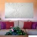 Textured Original Painting on Canvas 36x24 Modern Contemporary Wall Art Painting Home Decor Snow White Starburst, Made to Order