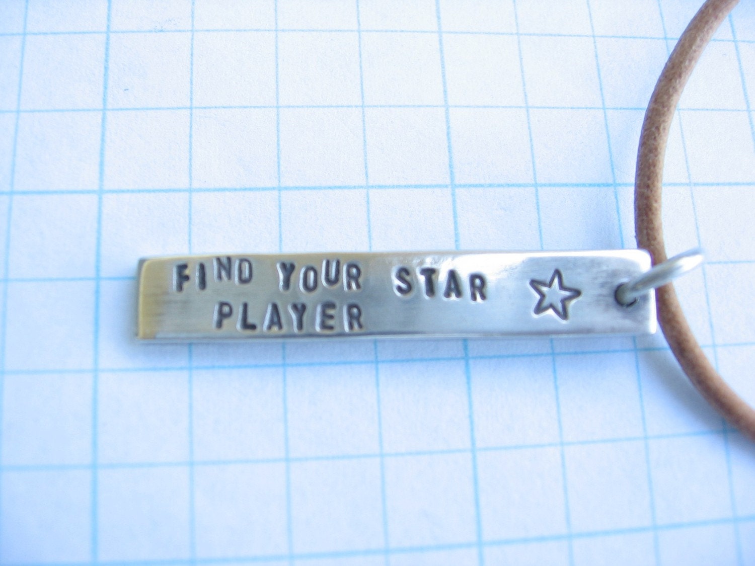 Sterling Silver Pendant Personalized Jewelry Very Thick Metal Custom Hand Forged Hand Stamped Engraved Bar Tag Charm for Necklace Handmade