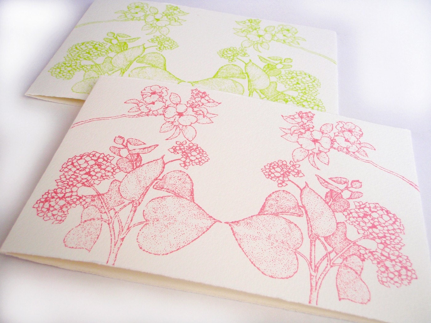 Rorschach-Flowers Card in Pink