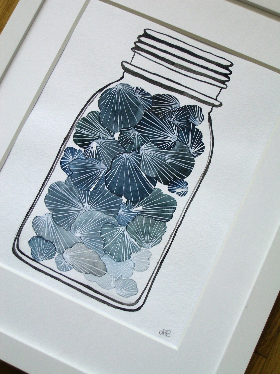 It'll Be Raining Soon - 8x10 Watercolor Print