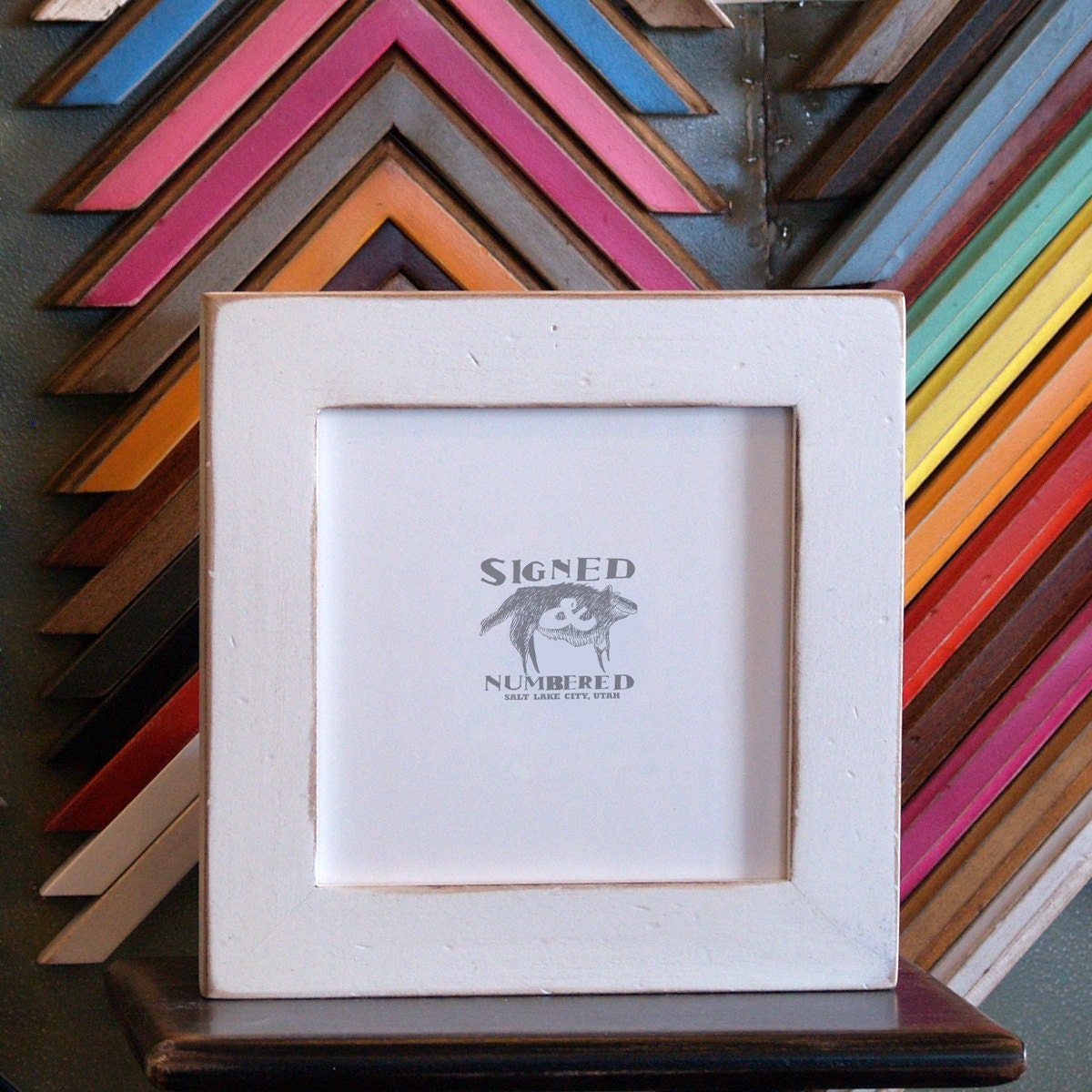 7x7 Square Picture Frame in 1.5 Standard Style and Color OF YOUR CHOICE