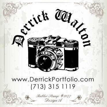 Custom Rubber Address Stamp: Vintage Camera. Personalized Thank You Stamp, Photographed by, Photography Stamp, Like us on Facebook (2077)