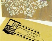 Camera Rubber Stamp: Camera Film. Photography Stamp, Business Stamp, Thank You Stamp, Photographed by, Taken by, Name Stamp (2042)
