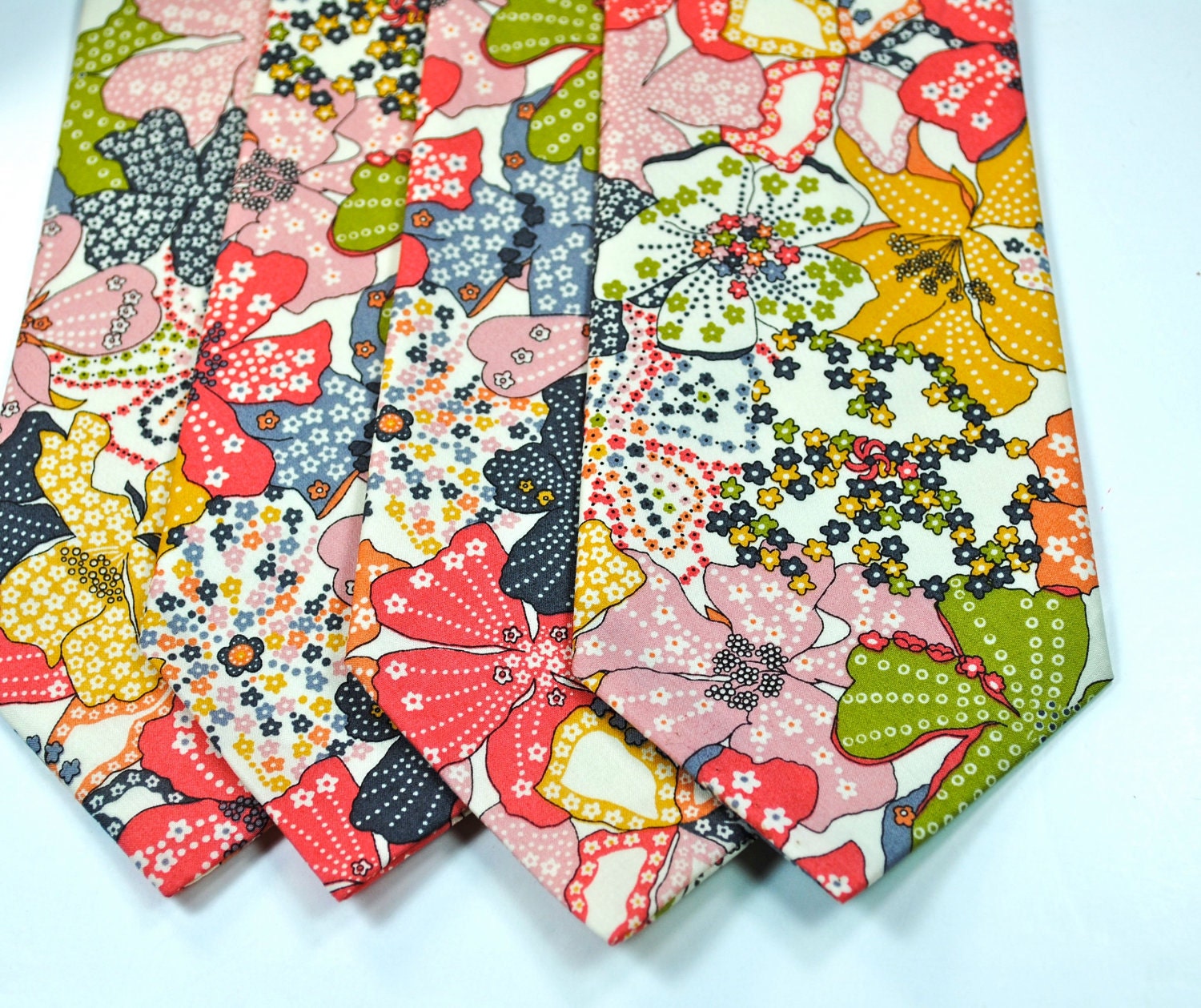 Custom Order for Harmony, 1 Mens Necktie, 4 Mens Pre-Tied Bow Ties