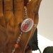 Our Lady of Guadalupe Orange Millefiori Catholic Rosary - FREE SHIPPING