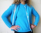 Mary Tyler Teal Set Sweater Set