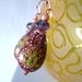 In the Mood Earrings -- Gorgeous Color-Changing Mood Teardrops w Purple Crystals & Copper Stardust Beads // Proceeds Aid Disaster Relief