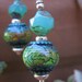 Mystery Mood Earrings -- Magical Mood Beads, Czech Glass Nuggets, Sterling Accents & Handmade Sterling Hoops // Disaster Relief