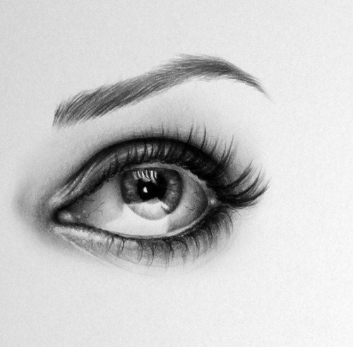 Mila Kunis Black Swan Minimalism  Pencil Drawing Portrait  Glamour Beauty Fine Art PRINT Signed by Artist