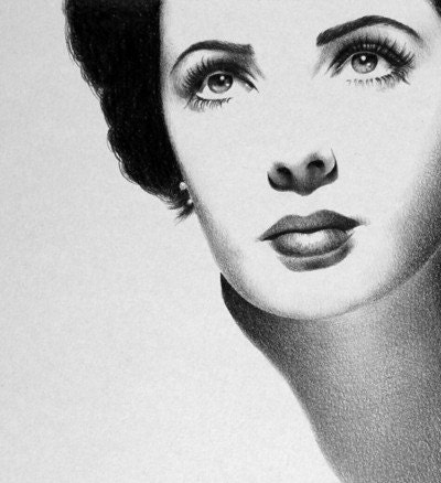 Elizabeth Taylor Drawing