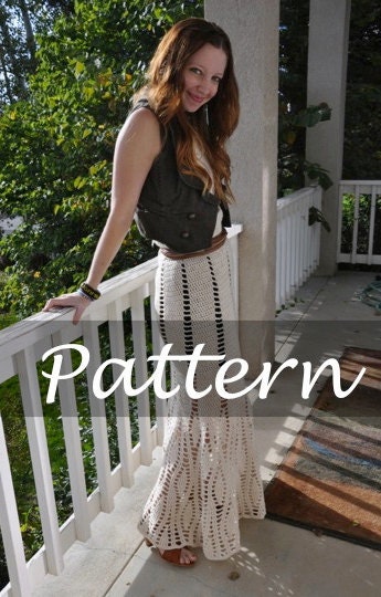 CROCHET PATTERN for The Little Mermaid Skirt