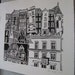 City Windows linocut print.