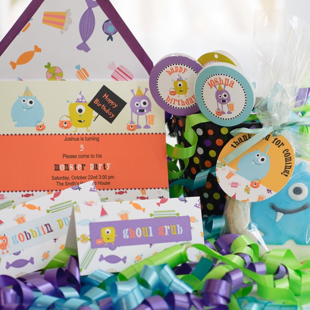 Monster Cookies Halloween Treats - One Dozen