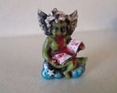 Zombie Cherub Angel lapel pin