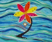 Gypsy Palm Tree LARGE original painting