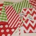 50 Ruby Red Stripe Paper Drinking Straws - Christmas - Party - Deep Rich Red - Birthday - Made In Usa