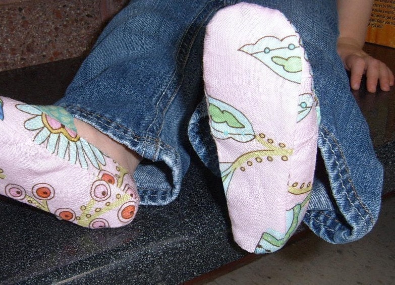 PDF Sewing Pattern - Mary Jane Flats Pattern Set newborn to women's size 11.