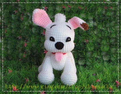 Little BOLT doggy 6 inches - PDF crochet pattern