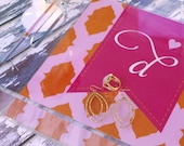 Lucite Tray - 12x12 Acrylic Tray - By A Blissful Nest - Custom Pattern, Colors and Font