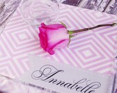 Personalized Lucite Tray 12x12 - By A Blissful Nest - customize with pattern and colors