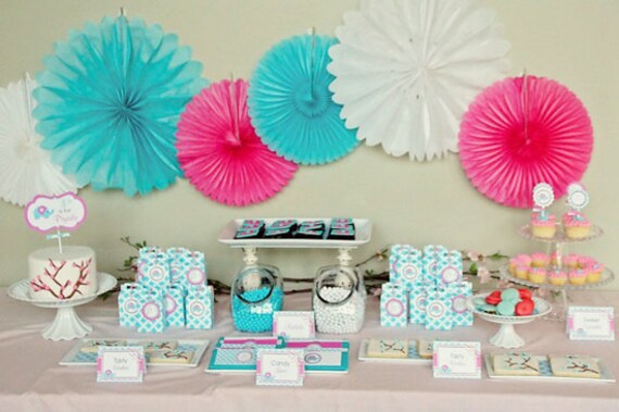 Baby Elephant - Baby Shower Party Decorations - PRINTABLE - By A Blissful Nest Il_570xn