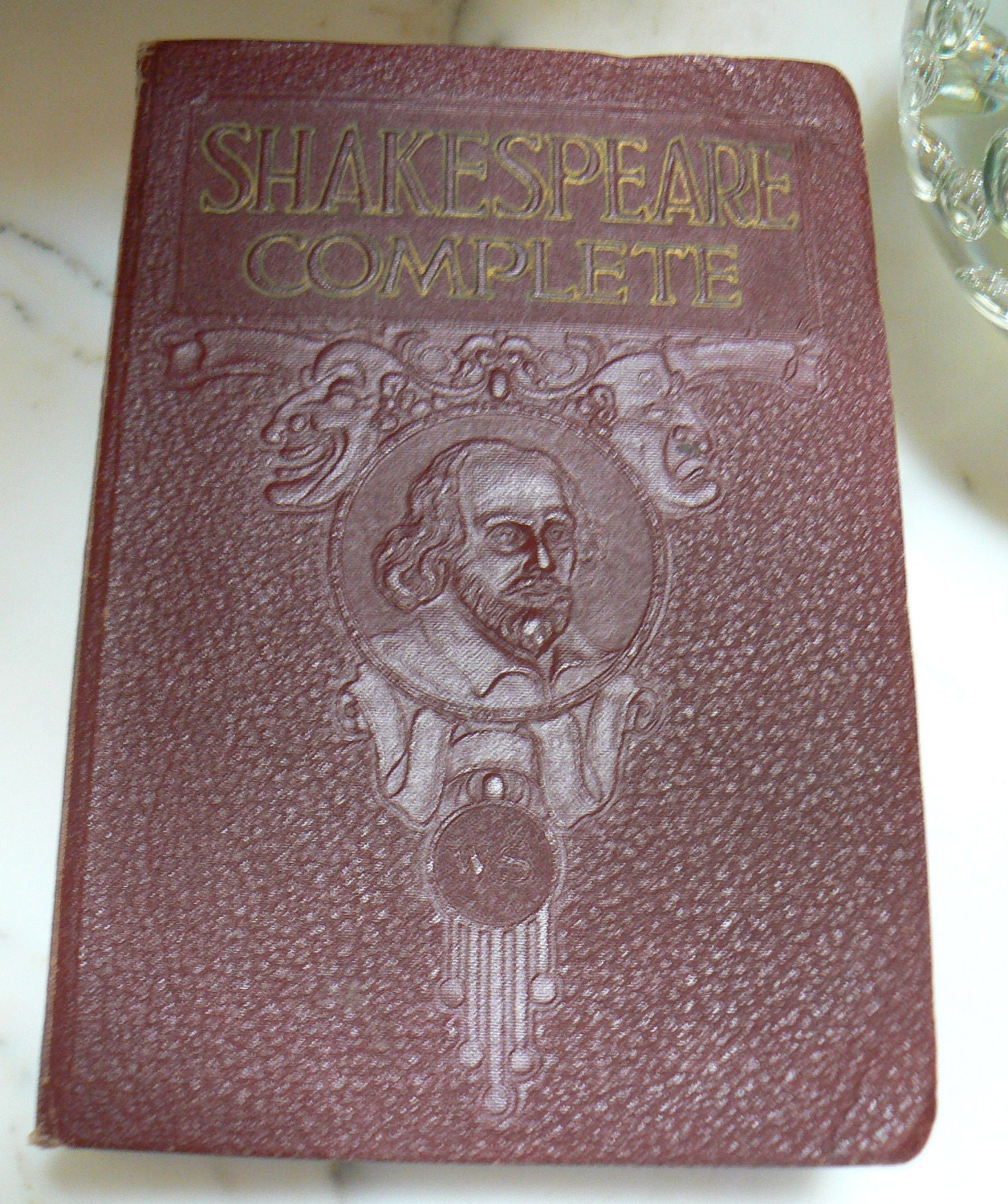 1930 Shakespeare Complete Works History Life and Notes Antique Book FREE SHIPPING