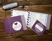 pattern soirèe wedding program