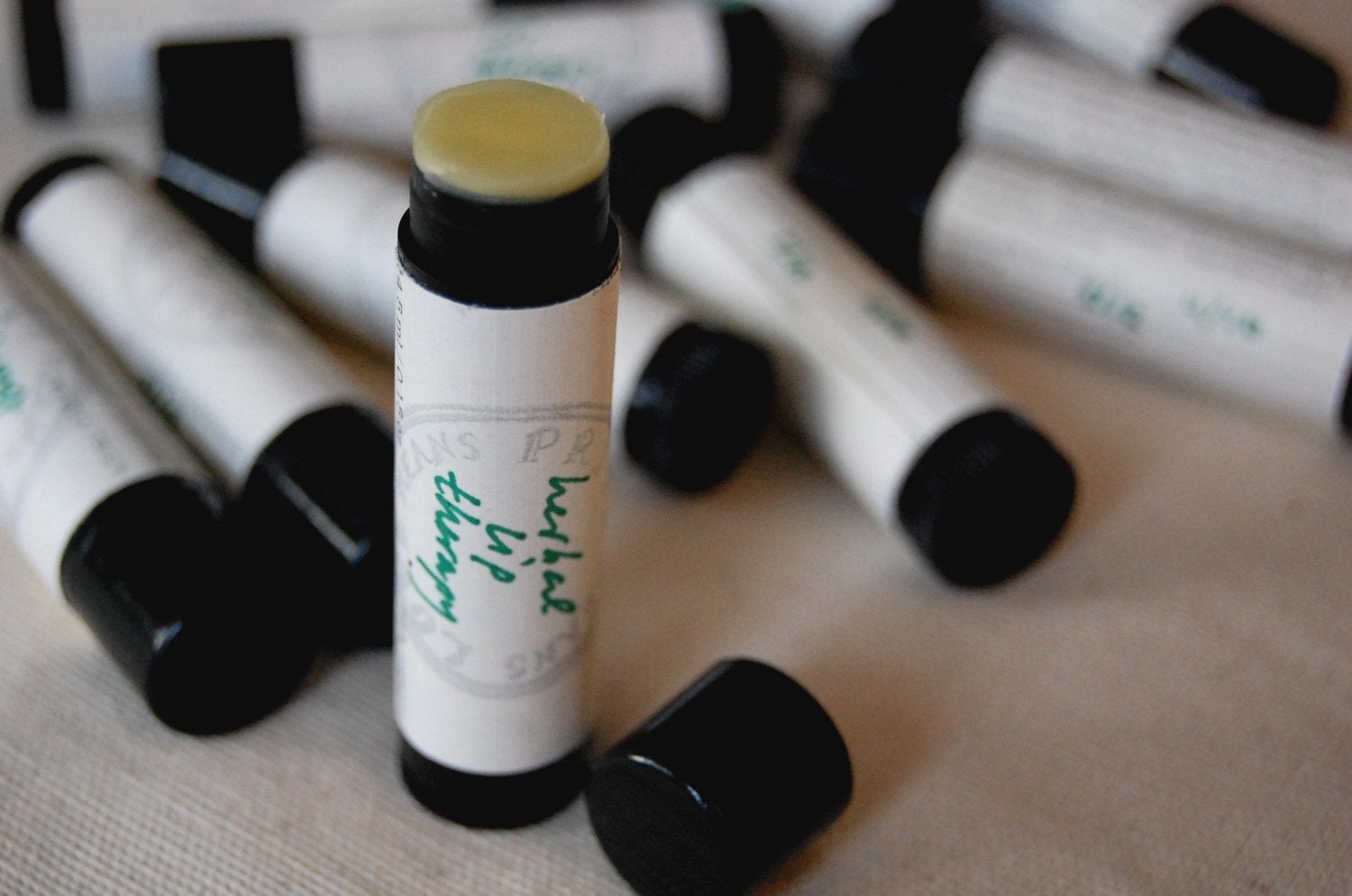 Herbal Lip Therapy - Organic Super-Nourishing Lip Balm with Calendula and Immortelle (0.15 oz tube)