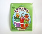 Shop Sale / Four Seasons Sesame Street Paper Dolls 1984 / Uncut Like-New