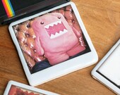 Polaroid Ceramic Coaster - Pink Monsta