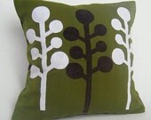 Modern Sprout  Decorative Pillow.