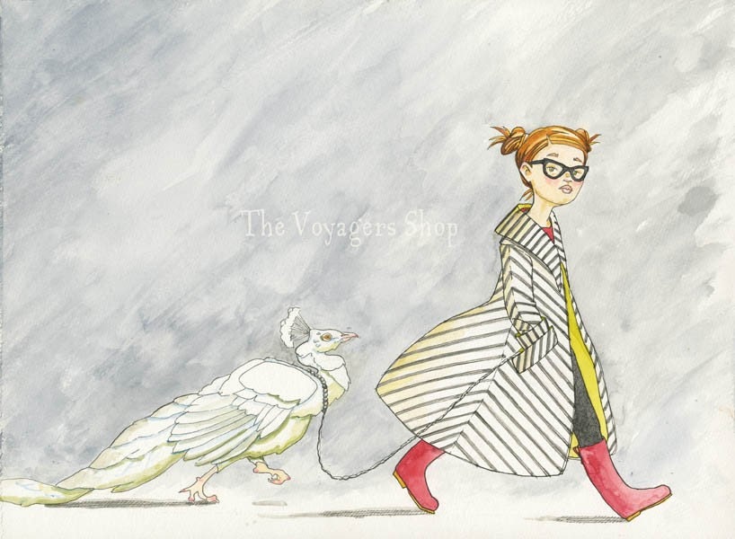 Mathilda Makes her Way 8.5 x 11 print