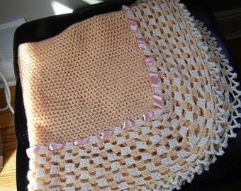 Crochet baby blanket,newborn infant gift, baby clothes,Handmade, baby shower, ready to ship