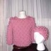 Girls Sweater buble stich